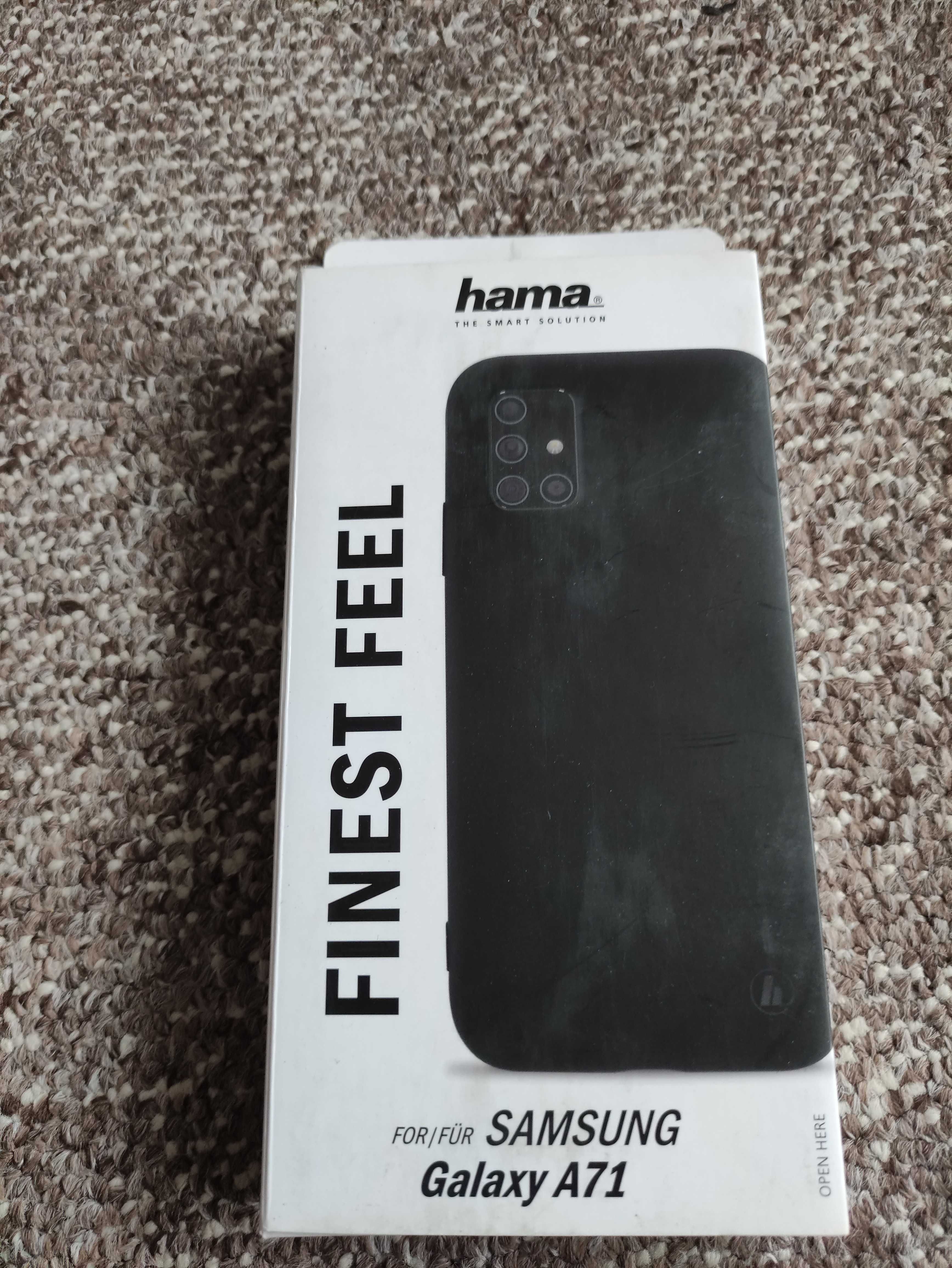 195322 Pokrowiec Finest Feel do Samsunga Galaxy A71 (czarny)