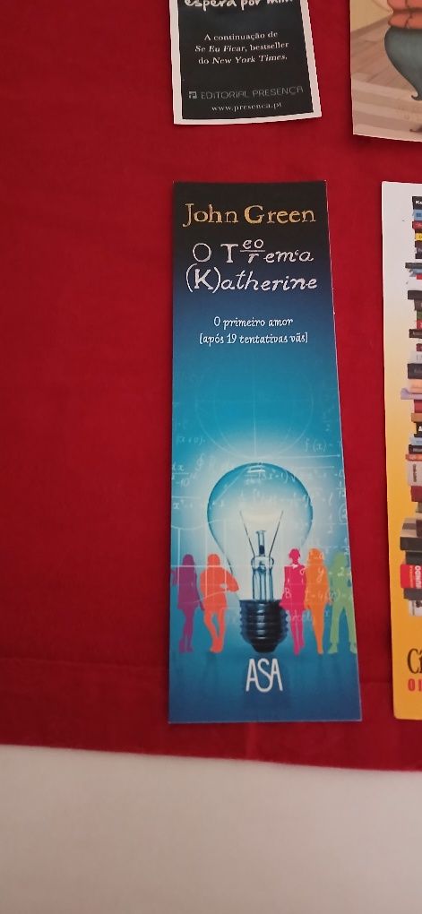 Marcadores de livros, novos