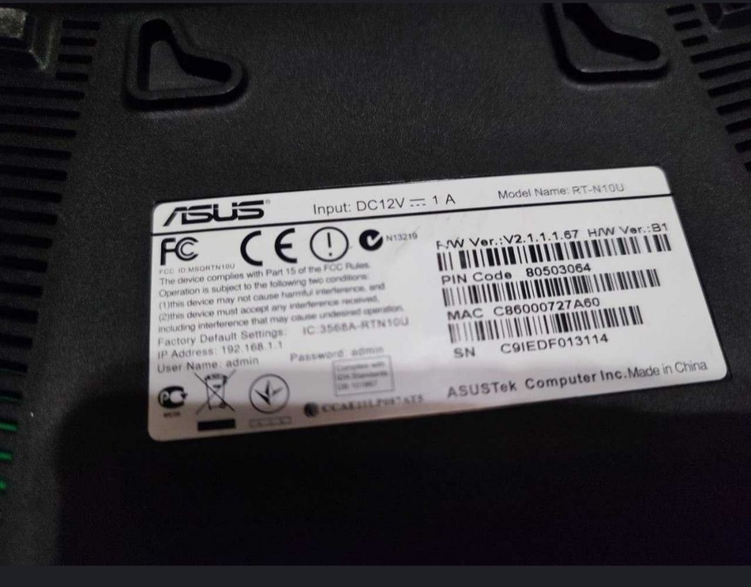 WI- FI  роутер ASUS