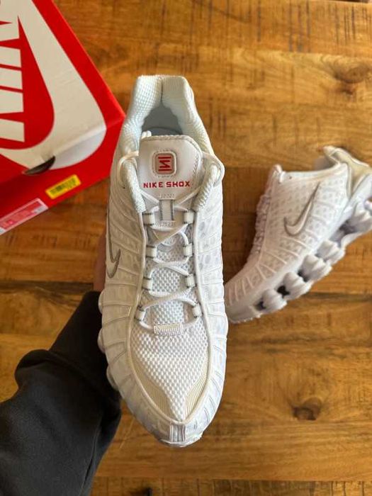 "Trampki" Nike_Shox_TL_White_R.43