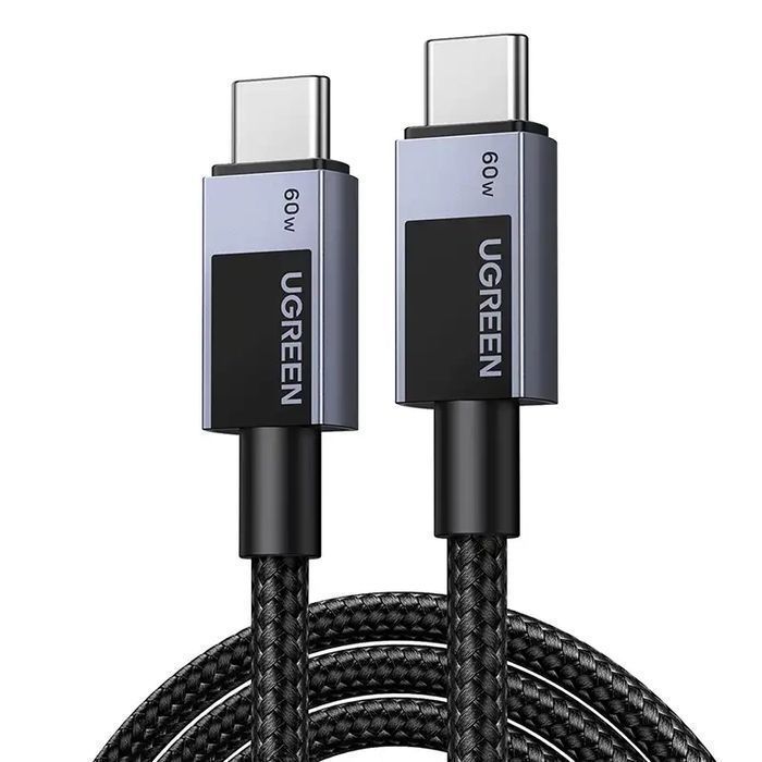 Kabel UGREEN USB-C PD 60W 2m Szybkie Ładowanie DO Telefonu i Laptopa