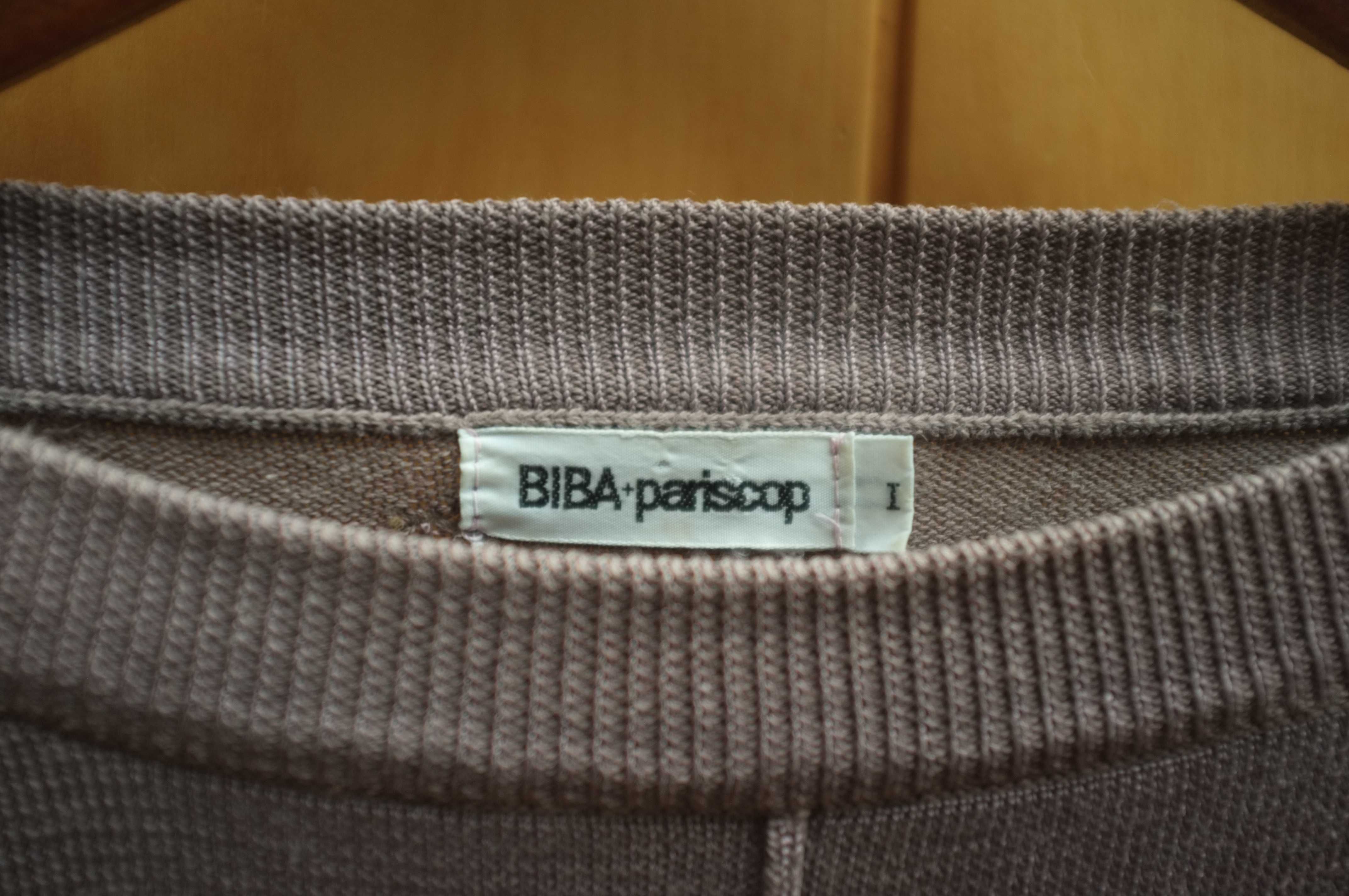 długi prosty sweter oversize lata 90-te 90s biba + pariscop vintage