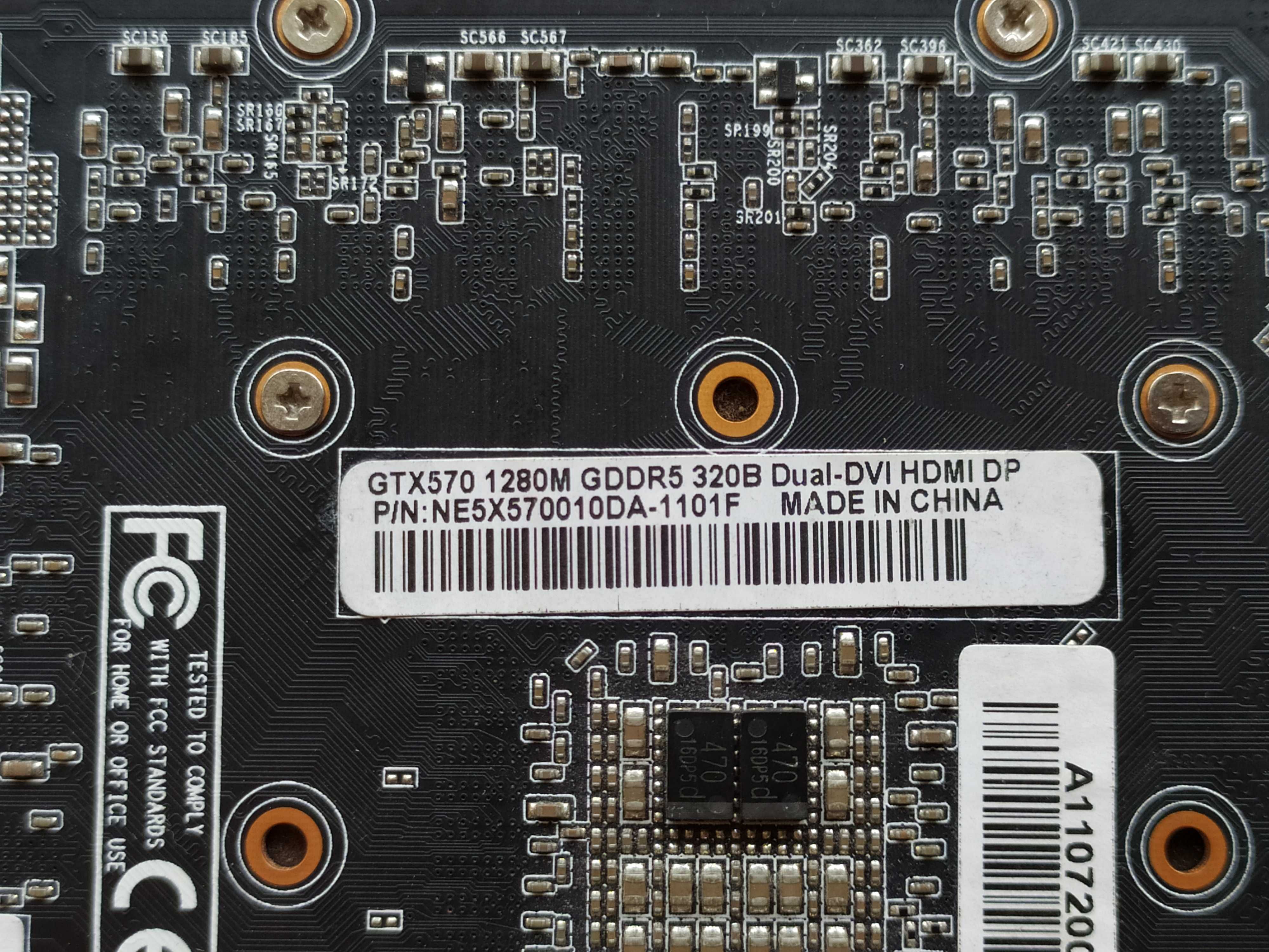 Karta graficzna Gainward GTX570, 1280M GDDR5,PCIE 2.0, 320-bit, Dual