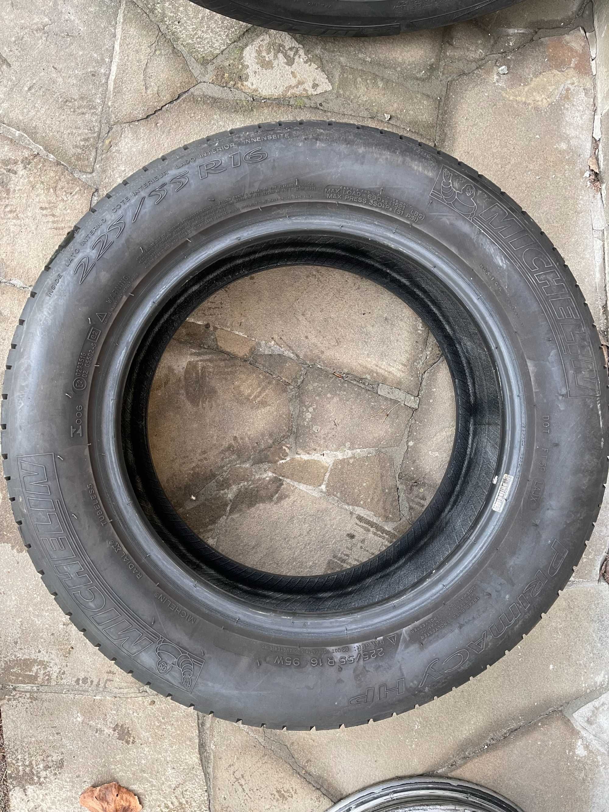 Шини R16 Шины Michelin Primacy HP 225/55R16 95W, 7 мм. Германия компл.
