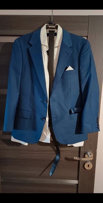 Garnitur komplet dia niskiego męzczyzny nastolatka wesele chrzciny