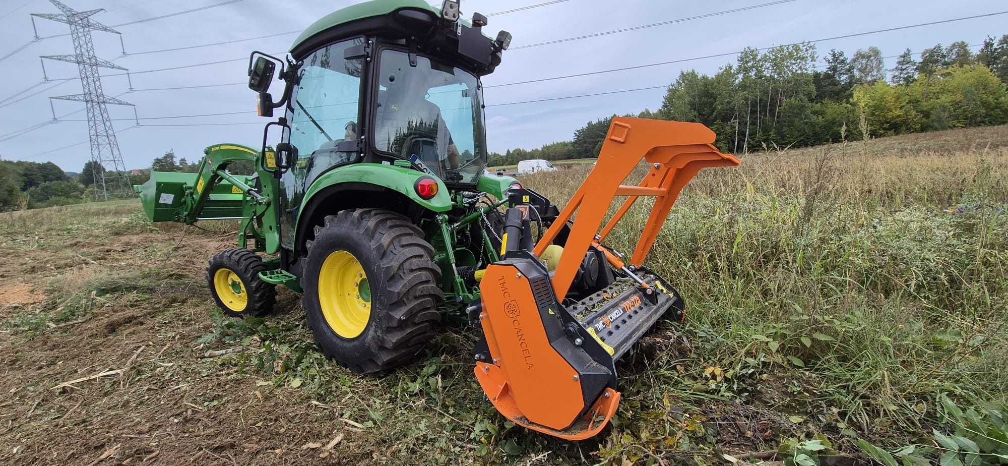 Mulczer leśny powierzchniowy TMC Cancela TFE 125 - ciągnik 45-70 KM