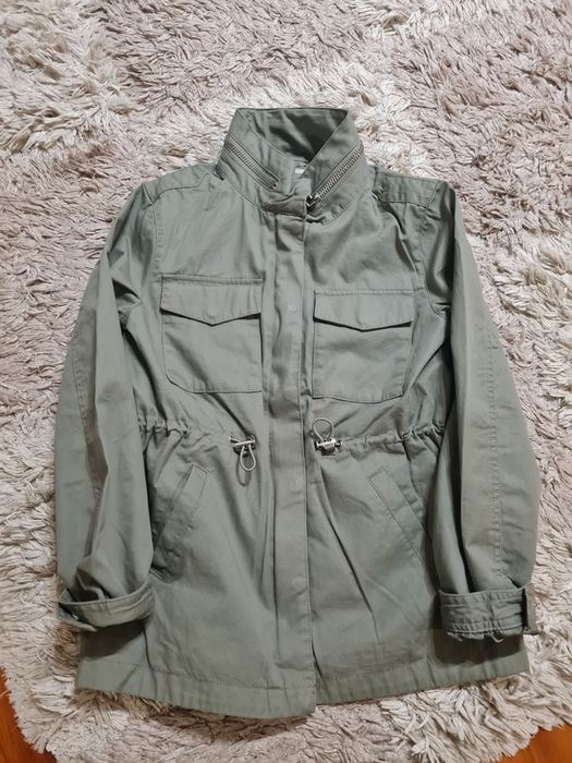 Kurtka dziewczęca wiosenna parka H&M 146 nowa