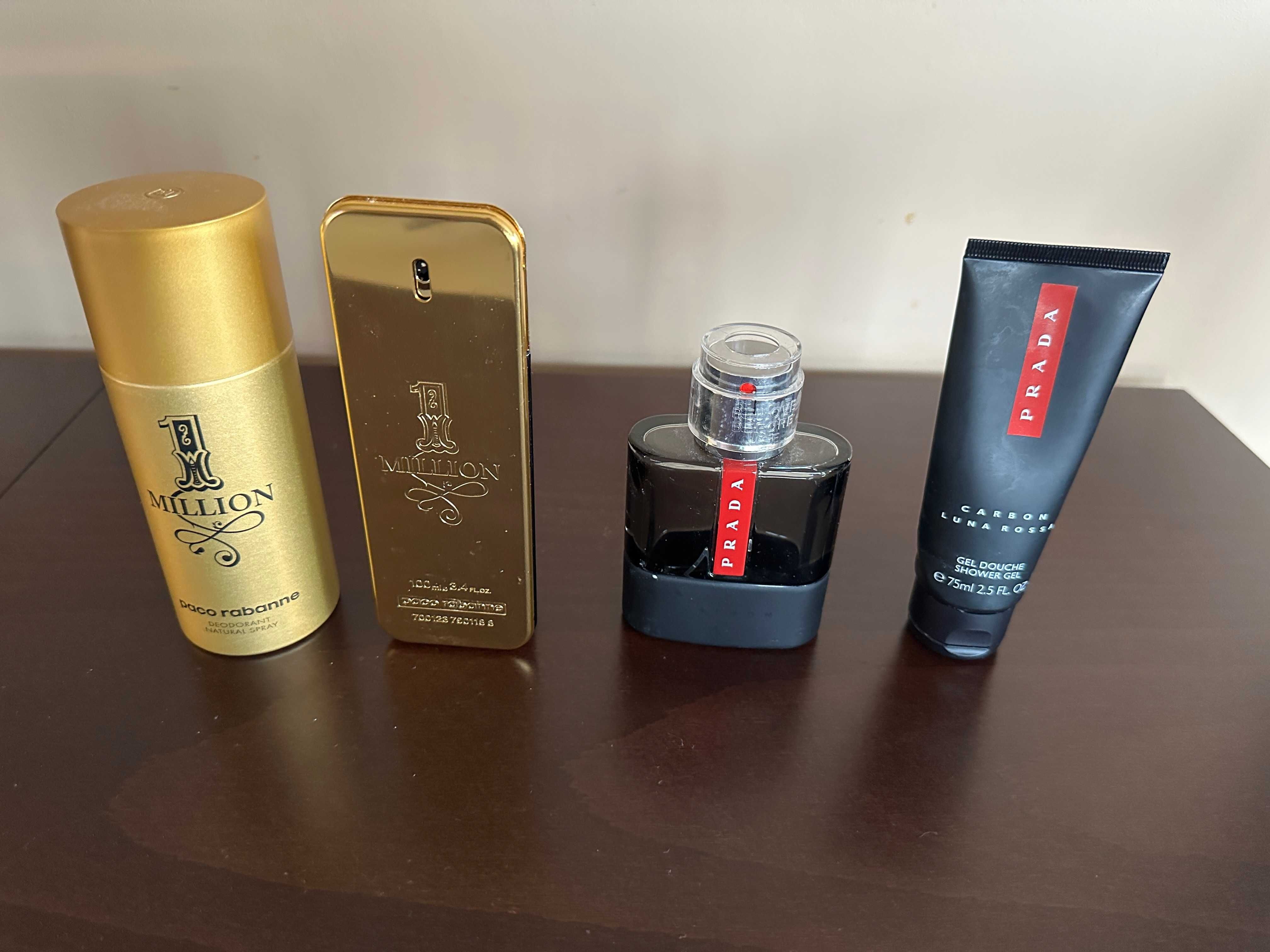 Flakoniki po perfumach Paco Rabanne 1 Million Prada Carbon Luna Rossa