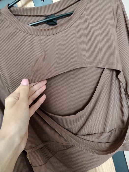 Bluzka plus size Shein wycięcia
