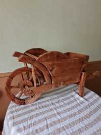 Візок декоративний дерев'яний