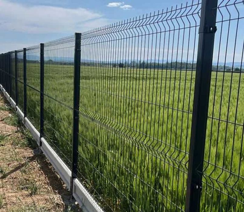 Ogrodzenie Panelowe 3D 153cm plus podmurówka 25cm