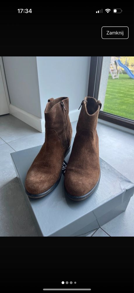 Venezia Camel botki rozmiar 39