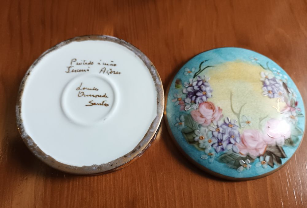 Caixa decorativa redonda