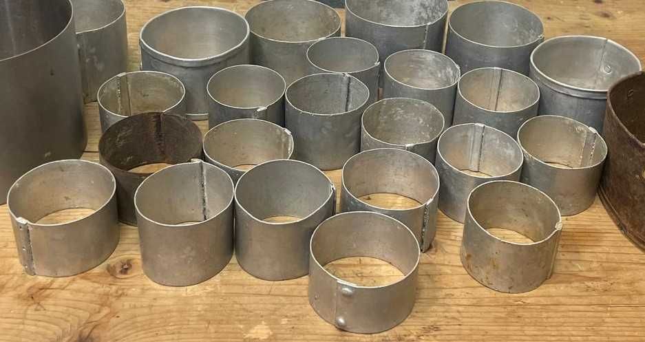 Cinchos antigos para fazer queijos, formas ou moldes