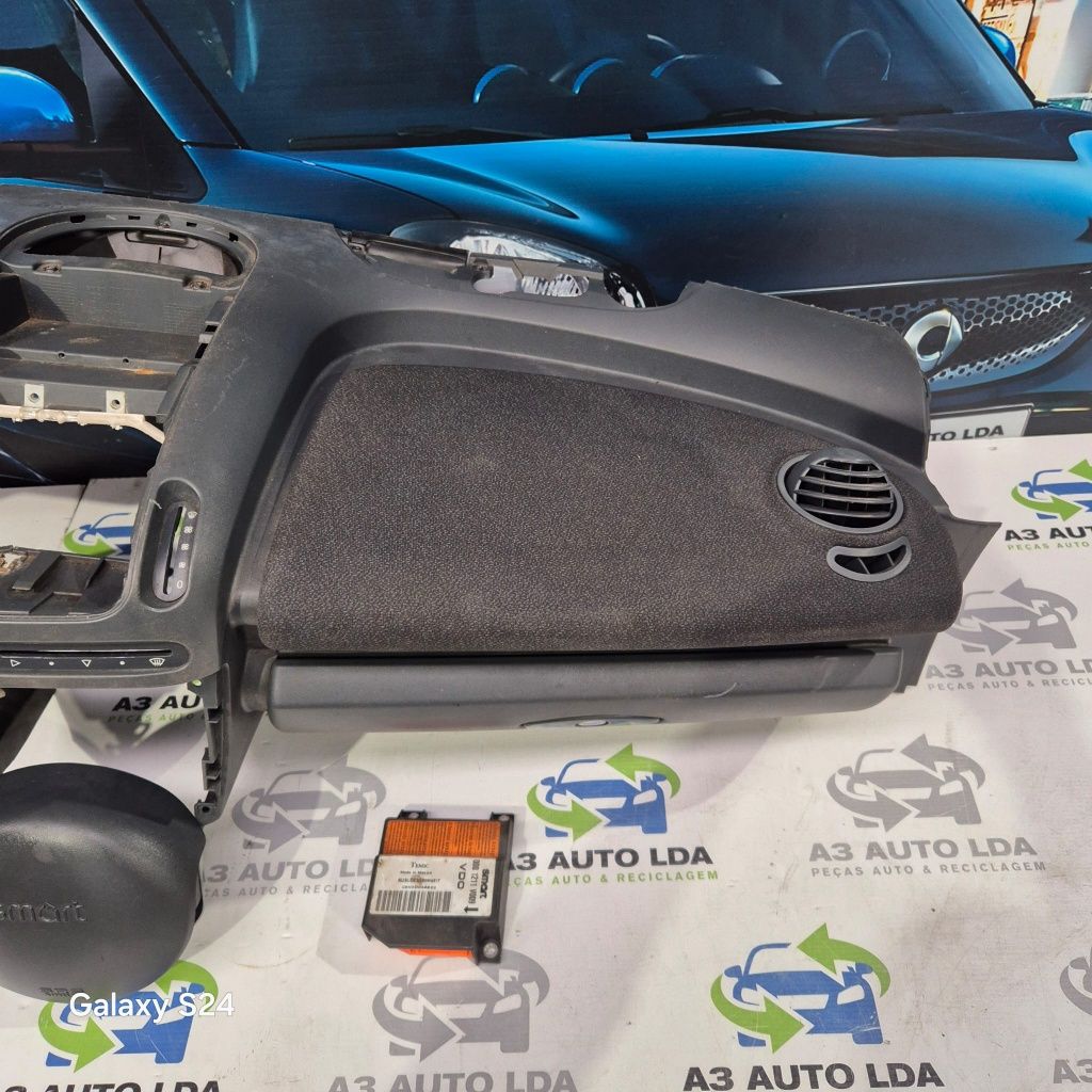 Tablier completo com kit de airbags Smart Roadster