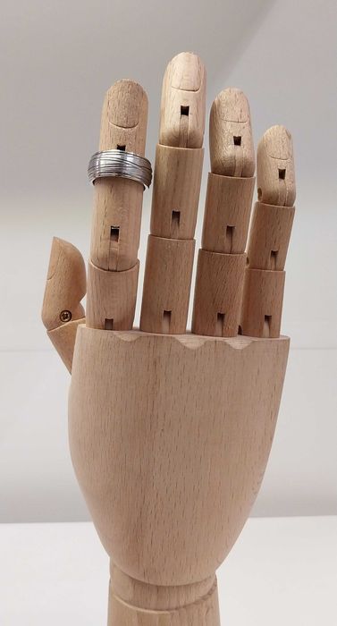 Stone  -  Anéis em prata e aço