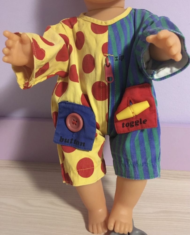 Kombinezon ubranko dla lalki np Baby Born Unikat Vintage
