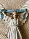 Imagem de presépio séc XX,Anjo Gloria in Excelsis Deo