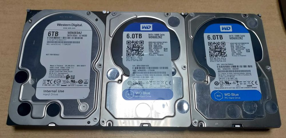Жорсткий диск 3.5 HDD 6 TB 6000 GB WD Western Digital не робочі