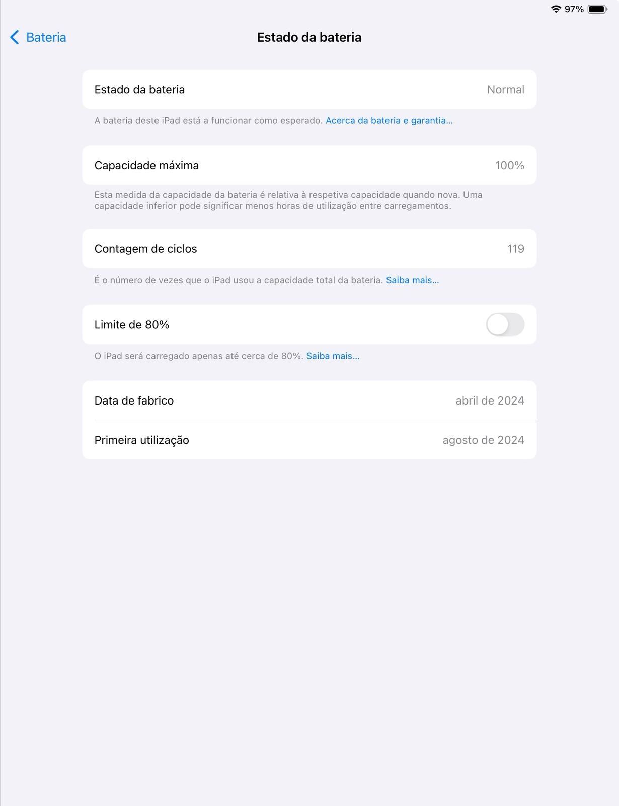 IPad Air 13 - Com garantia e carregador