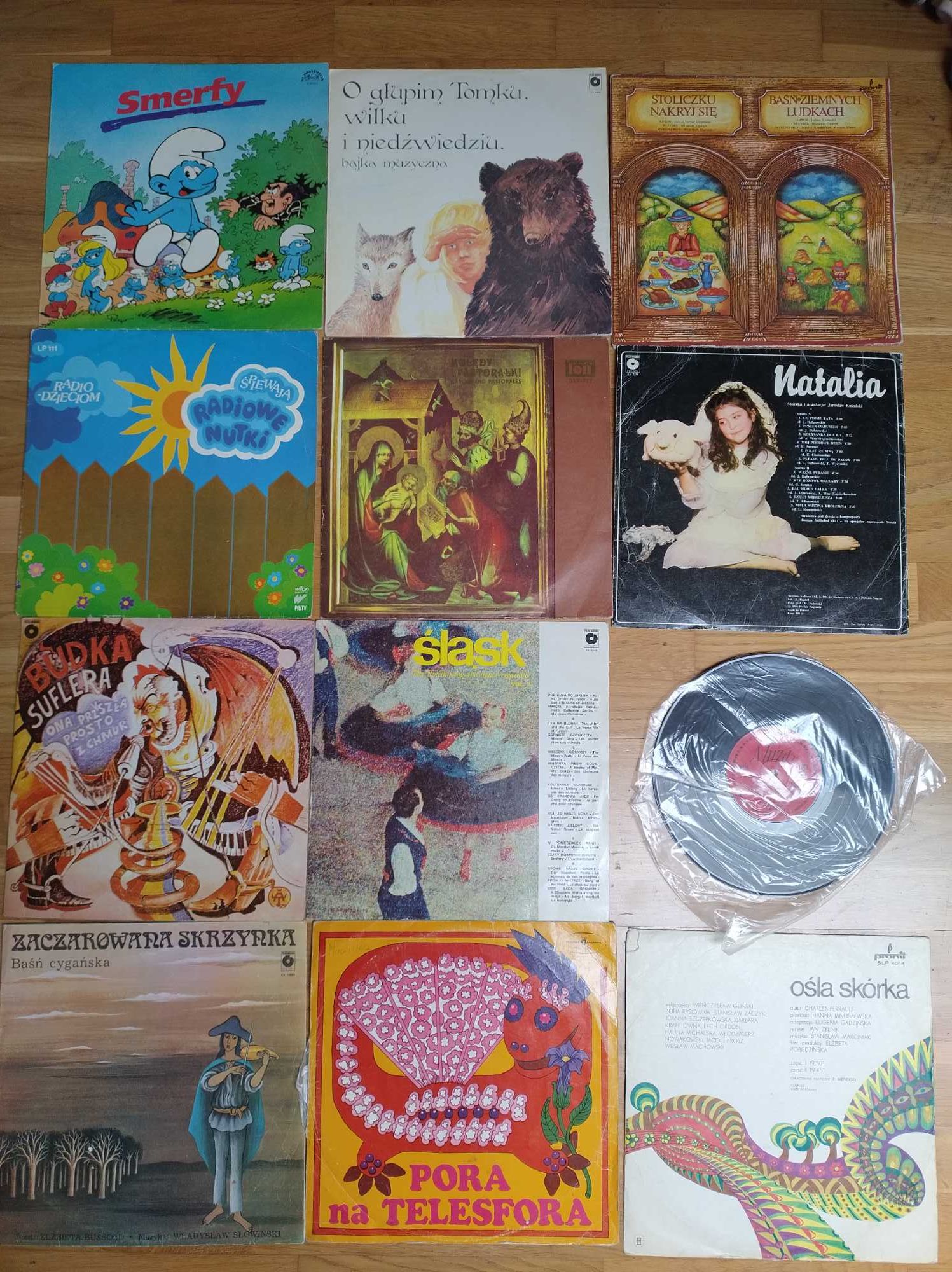 płyty vinylowe vinyle różne bajki gramofon Kukulska Suflera