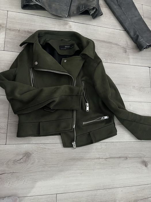 Курточки 3 штуки косухи зимова с мехом еко Кожанка