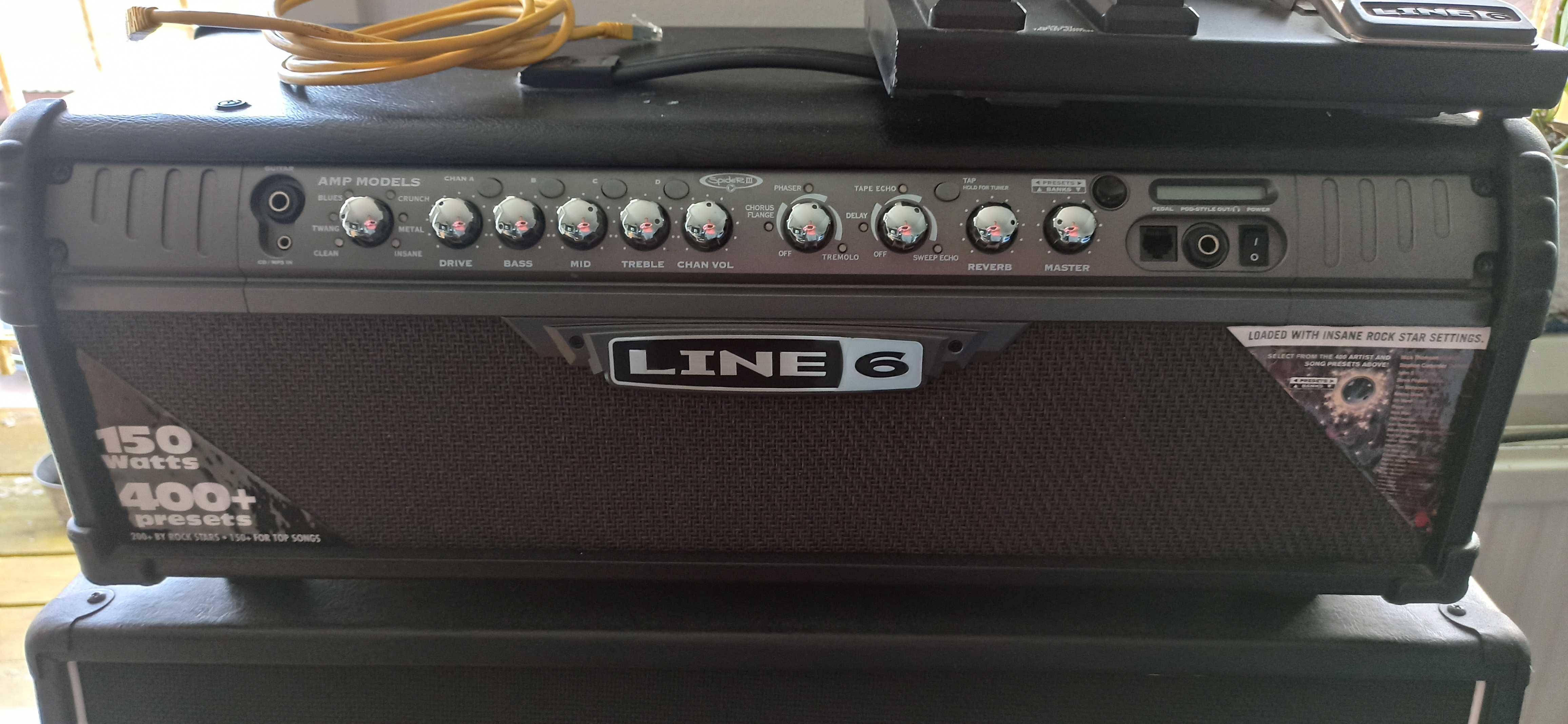 Wzmacniacz gitarowy Line6 Spider III head + 4x12" CELESTION 250W