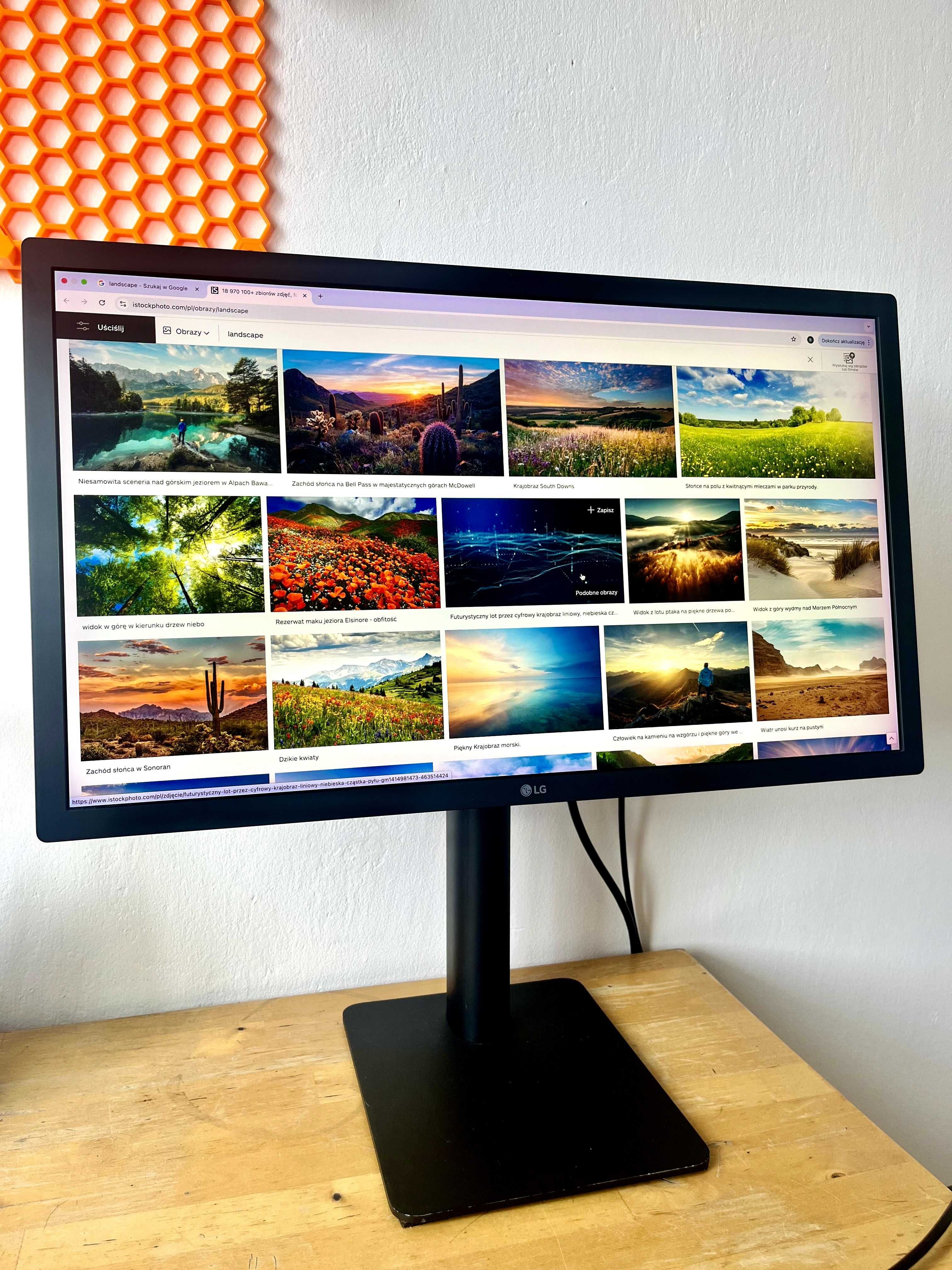Monitor LG UltraFine 4K do MacBooka