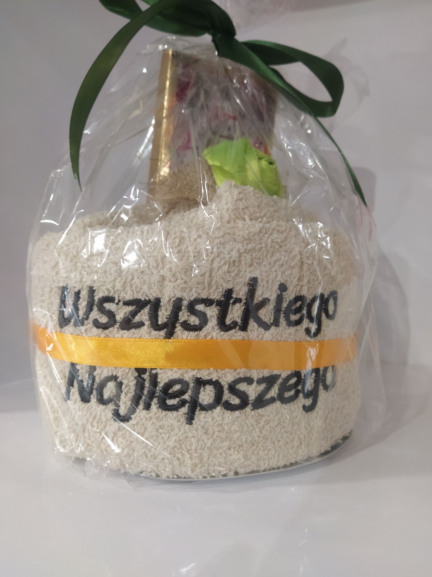 Ręcznik z czekoladą, prezent okolicznościowy