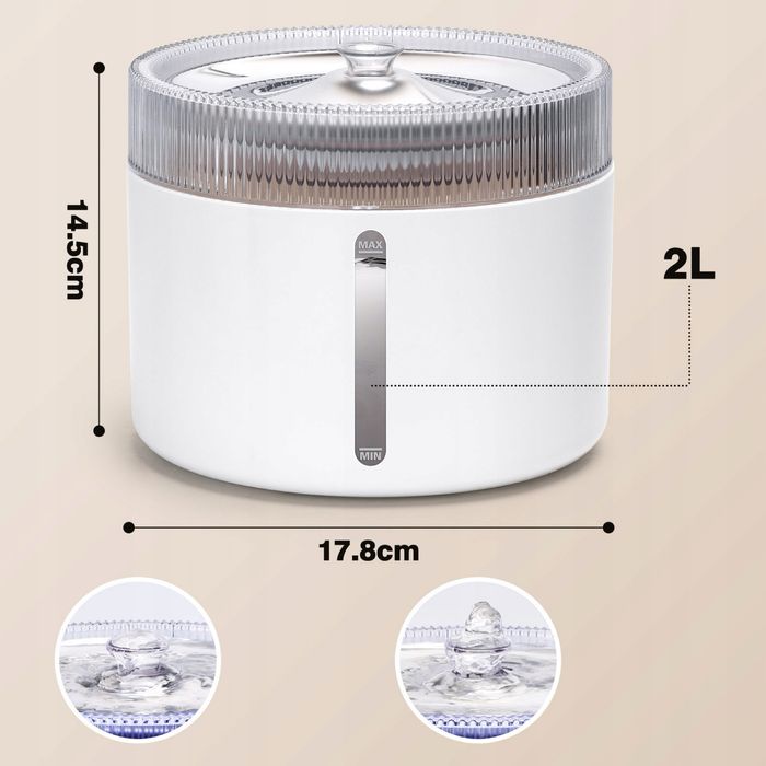 Fontanna#Poidełko ciche dla psa,kotaMiska + Filtr