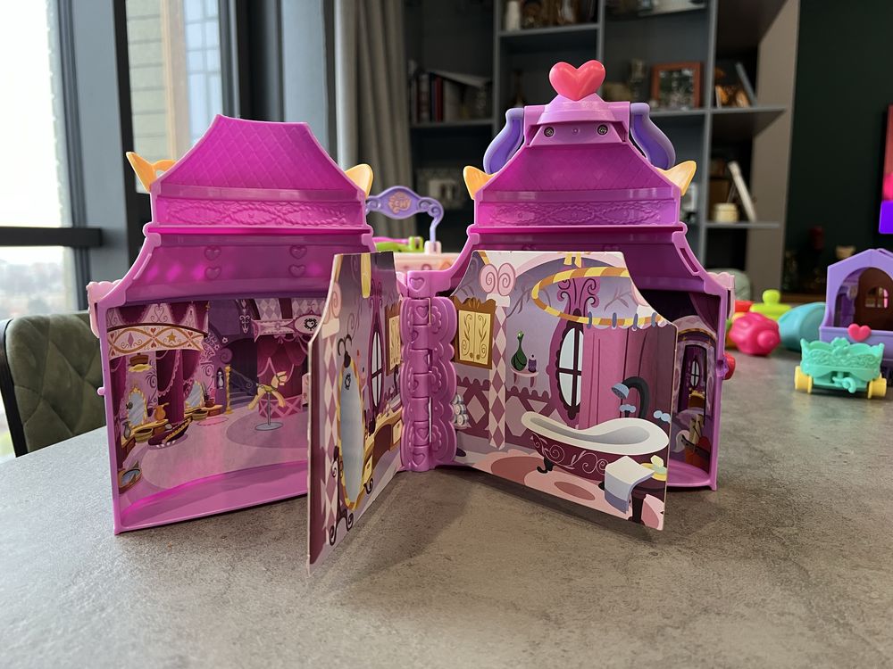 Поезд и домики My little pony, 90грн