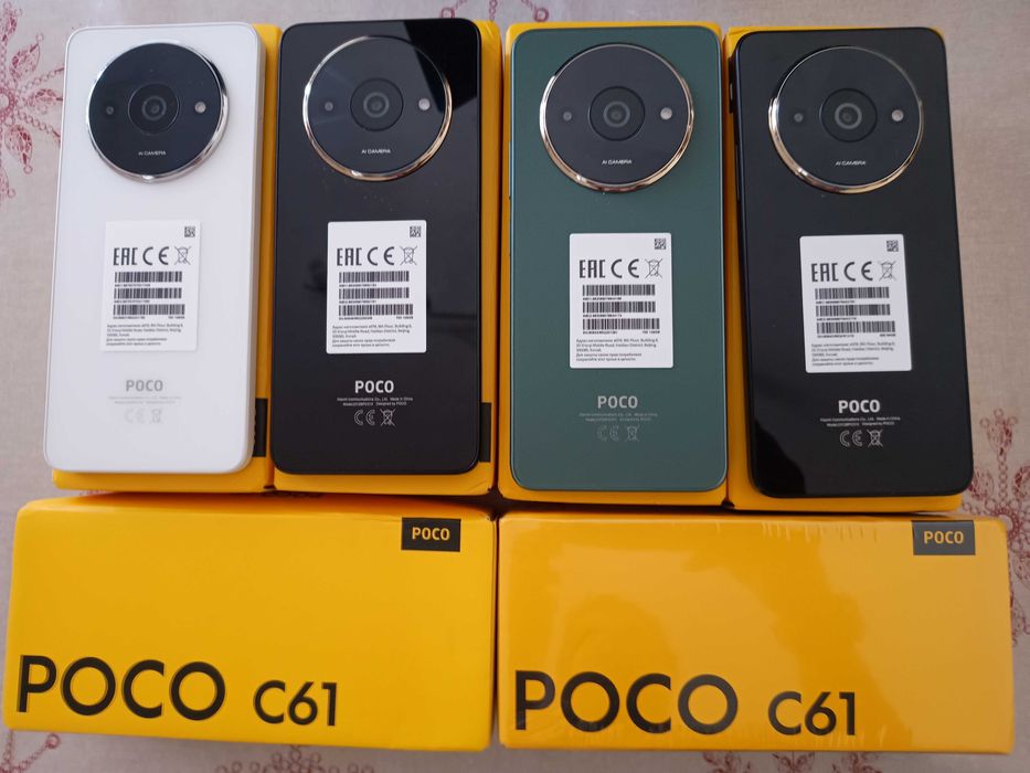 Telemóvel Xiaomi RedmiC61 novo na caixa 4GB+128GB tenho outros modelos