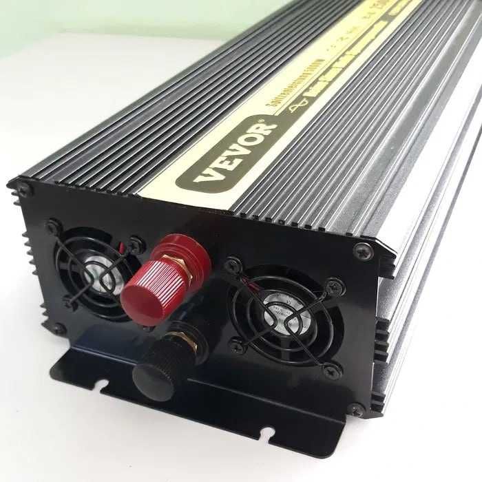 Перетворювач напруги, інвертор VEVOR 2500Вт, чиста синусоїда