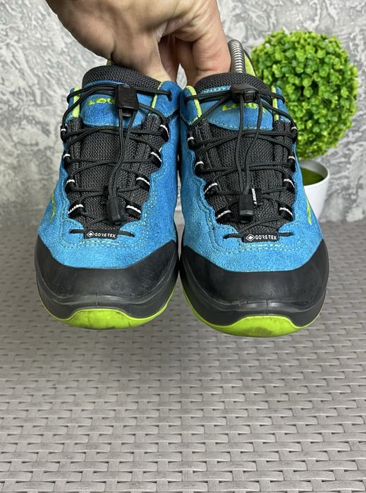 Lowa gore-tex кроссовки полуботинки 36 размер детские синие