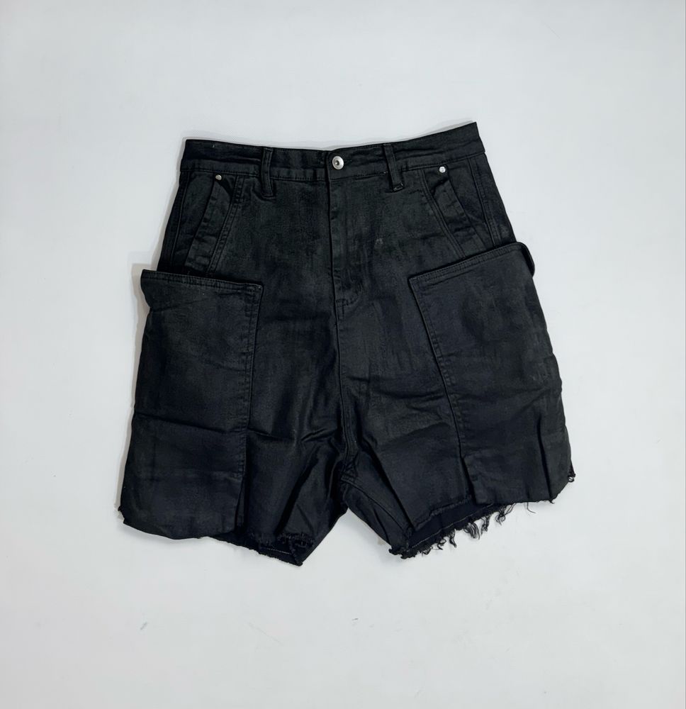 шорты Rick Owens Waxed pockets shorts