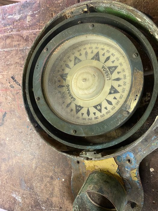Bussola bitacora antiga J. Garraio