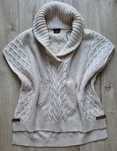 Kamizelka poncho bezrękawnik kardigan sweter gruby Massimo Dutti r. M