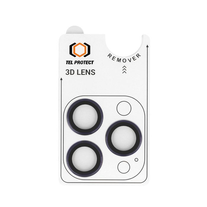 Tel Protect 3D Lens iPhone 14 Pro/14 Pro Max fioletowe (3 szt)
