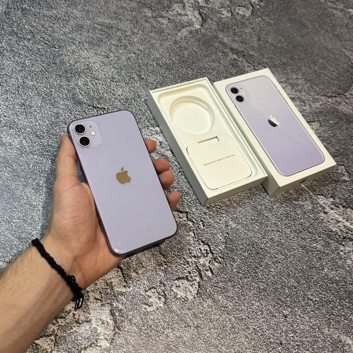 Айфон 11 128 гб памʼяті з коробкою у стоковому стані, apple iphone 11