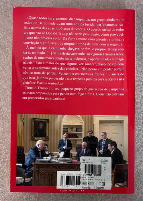 Livro Trump "Fogo e Fúria"