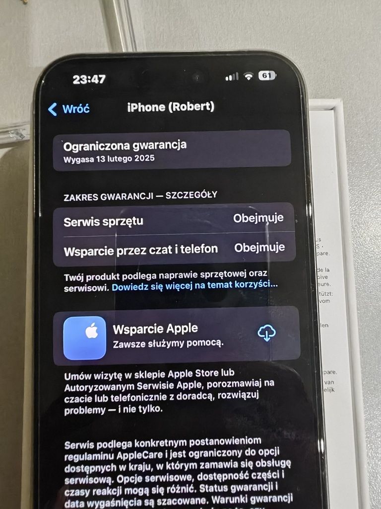 Zamienie iPhone 15 pro 256gb