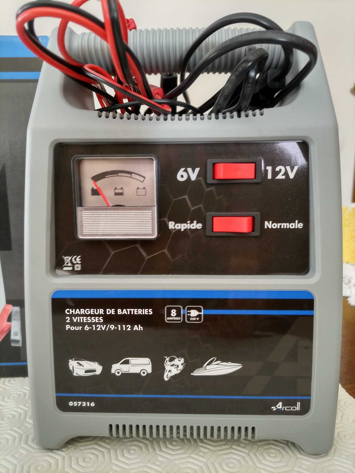 Carregador de baterias 2 velocidades