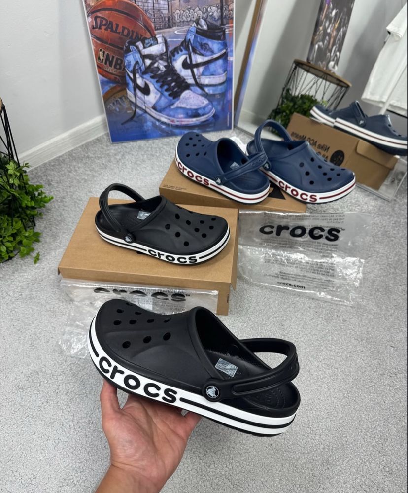ОРИГінал Crocs Bayaband Clog 42, 43, 45 сірі та чорні