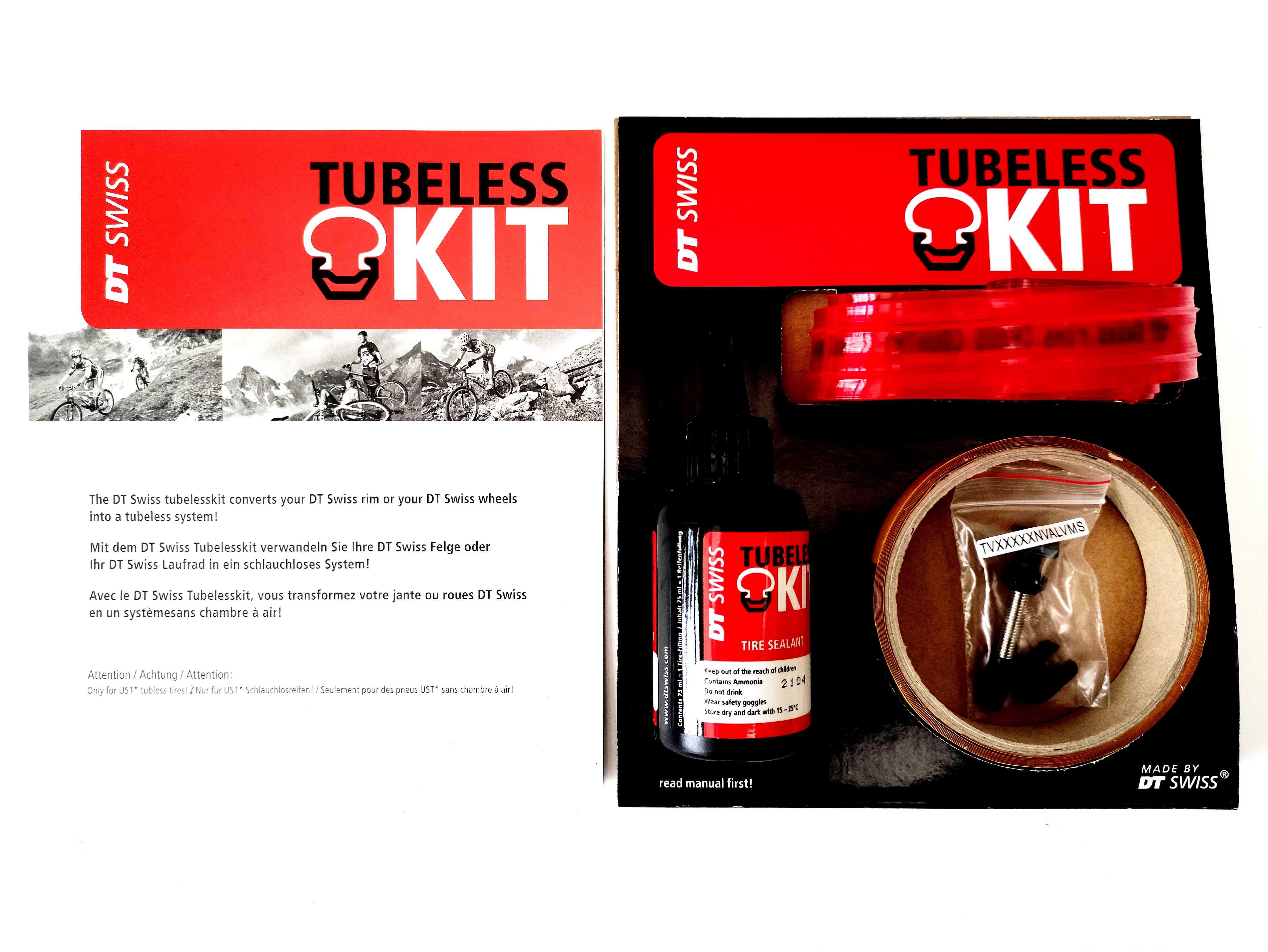 NOWY Zestaw bezdętkowy DT Swiss TUBELESS KIT XR/X Kraków