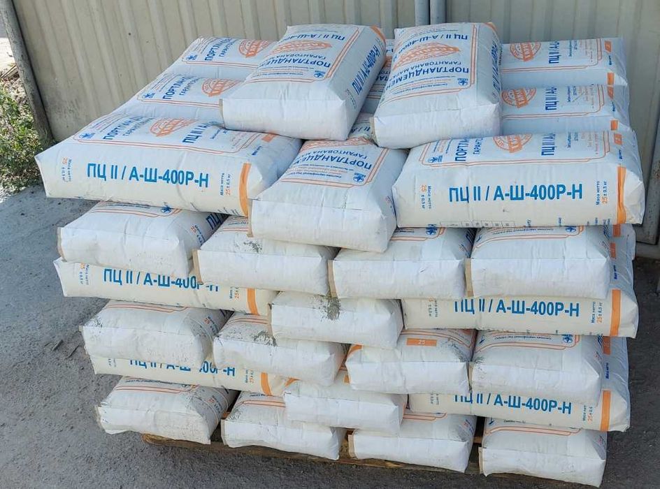 Цемент от производителя.