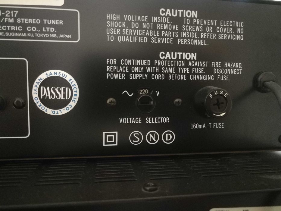 Sansui AU-217 с тюнером Sansui TU-217