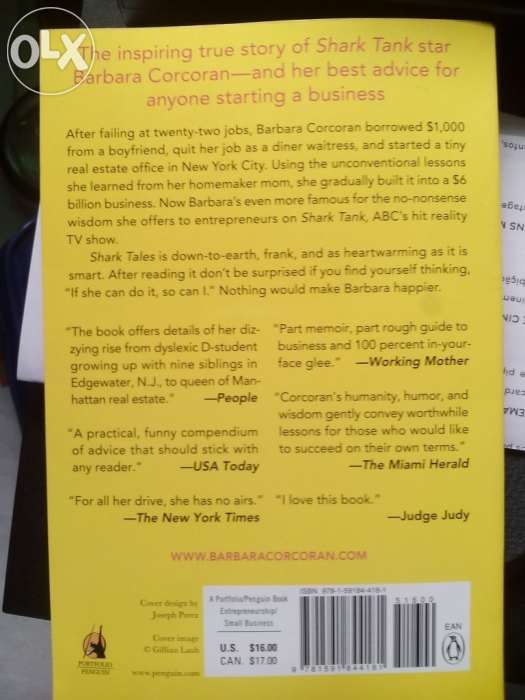 Livro Barbara Corcoran "How I turned $1000 into a Billion Dollar..."