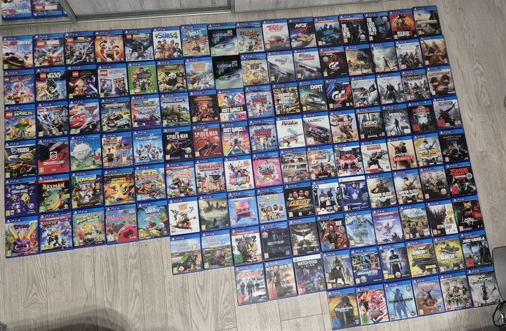 Różne gry, gra ps4/ps5. Opis- dla dzieci, strzelanki, sportowe itp.