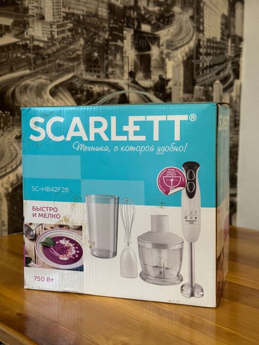 Блендер Scarlett SC-HB42F28 | Повний комплект | Не працює основа