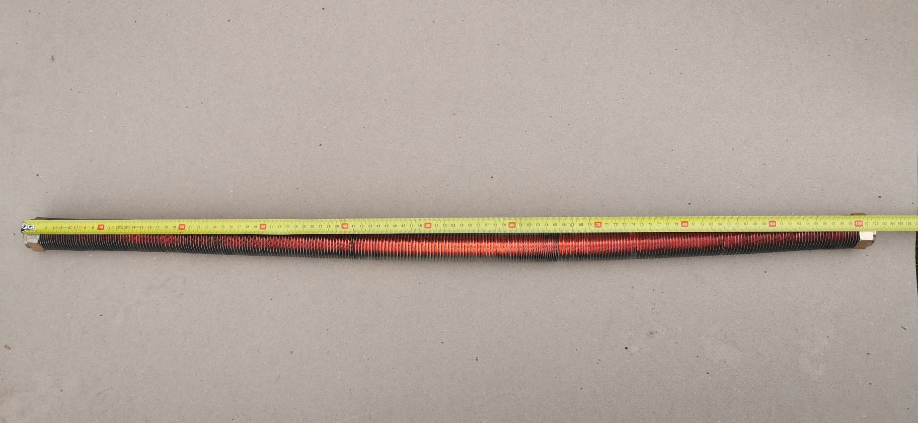 Rura powietrza fi32mm L100mm przyłącze, przewód, wąż kompresora, spręż